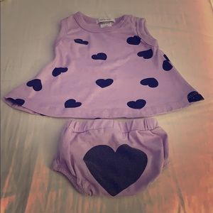 Adorable Little Mish Matching Top & Bottom Set💜